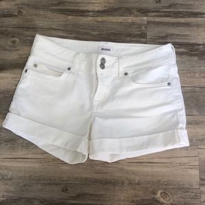 Hudson Jeans white shorts